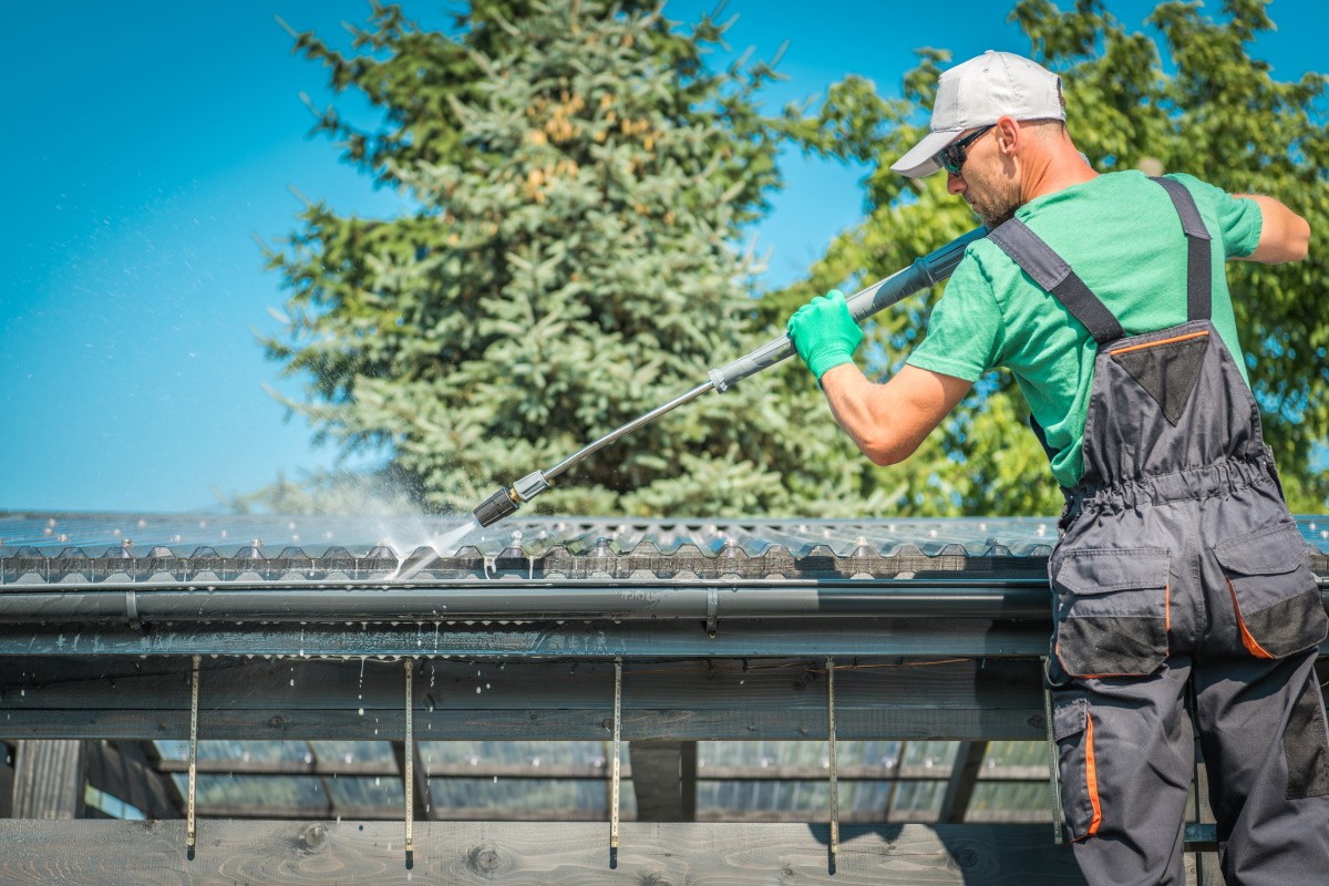 Professional pressure washing